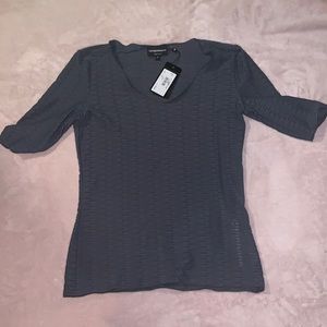 RIBBED EMPORIO ARMANI SHIRT